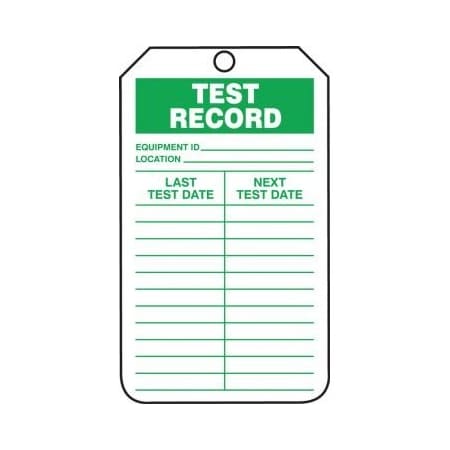 INSPECTION STATUS SAFETY TAG TEST TRS252CTP